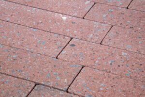 Тротуарная плитка Готика Granite FINO, Травертин, Брусчатка, 200х100х100 мм