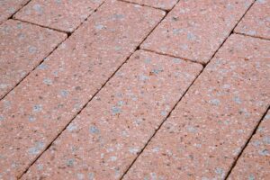 Тротуарная плитка Готика Granite FINERRO, Травертин, Скада без фаски, 225х150х100 мм