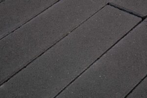 Тротуарная плитка Готика Profi, Черный, Брусчатка, 200х100х60 мм на с/ц
