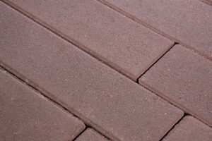 Тротуарная плитка Готика Profi, Темно-коричневый, Брусчатка, 240х120х70 мм на с/ц