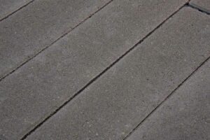 Тротуарная плитка Готика Profi, Темно-серый, Брусчатка, 200х100х40 мм на с/ц